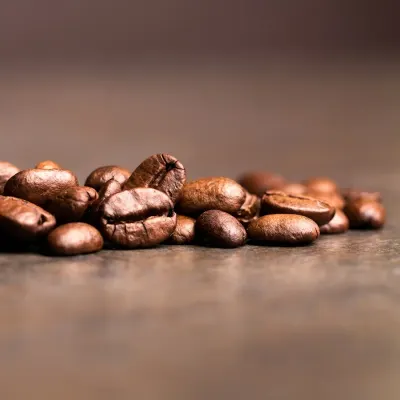 حبوب قهوة محمّصة